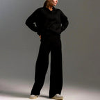 Lucinda - Women's Polo Collar Oversized Matching Set