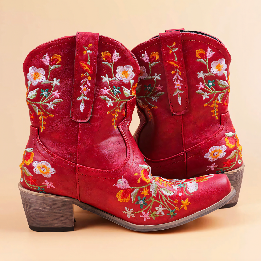 Marguerite - Women's Embroidered Cowboy Boots