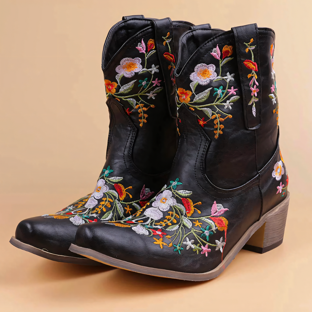 Marguerite - Women's Embroidered Cowboy Boots