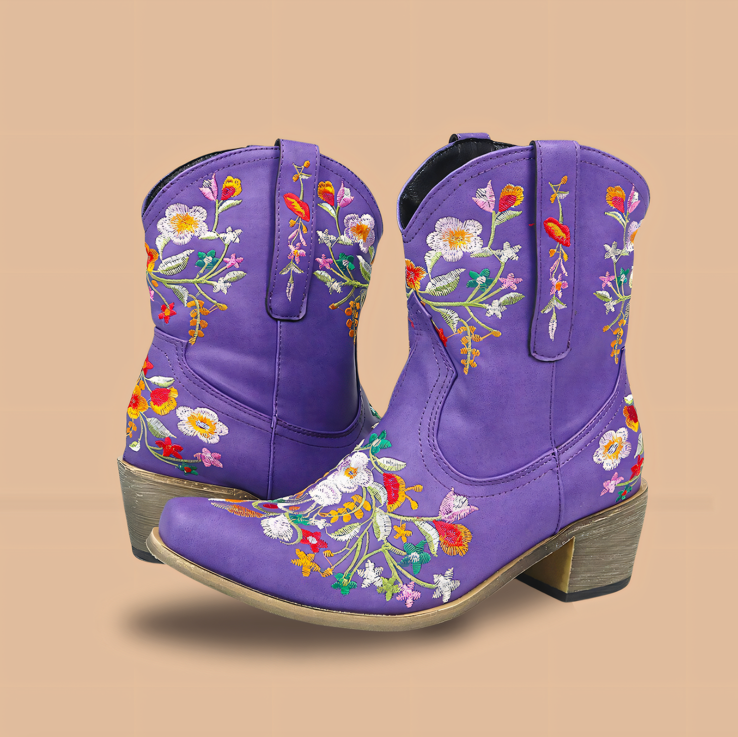 Marguerite - Women's Embroidered Cowboy Boots