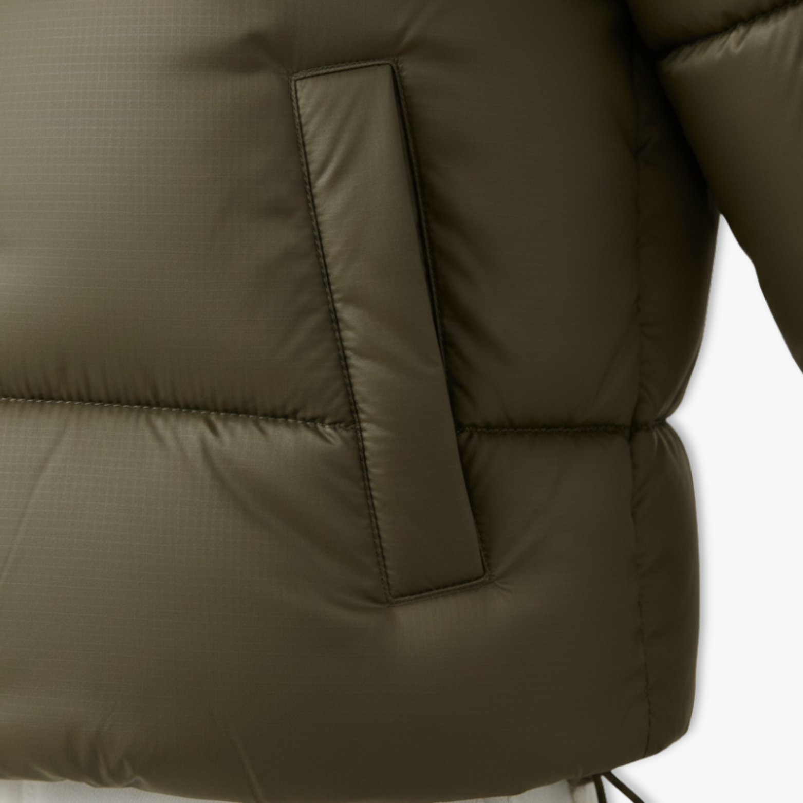 Marlowe - Women's Quilted Hooded Puffer Jacket with Mock Neck
