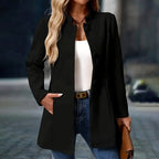 Maxine - Women's Tailored Mandarin Collar Winter Coat 2