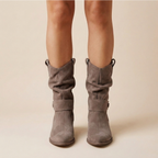 Natalia - Women's Suede Slouch Ankle Boot