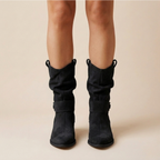 Natalia - Women's Suede Slouch Ankle Boot