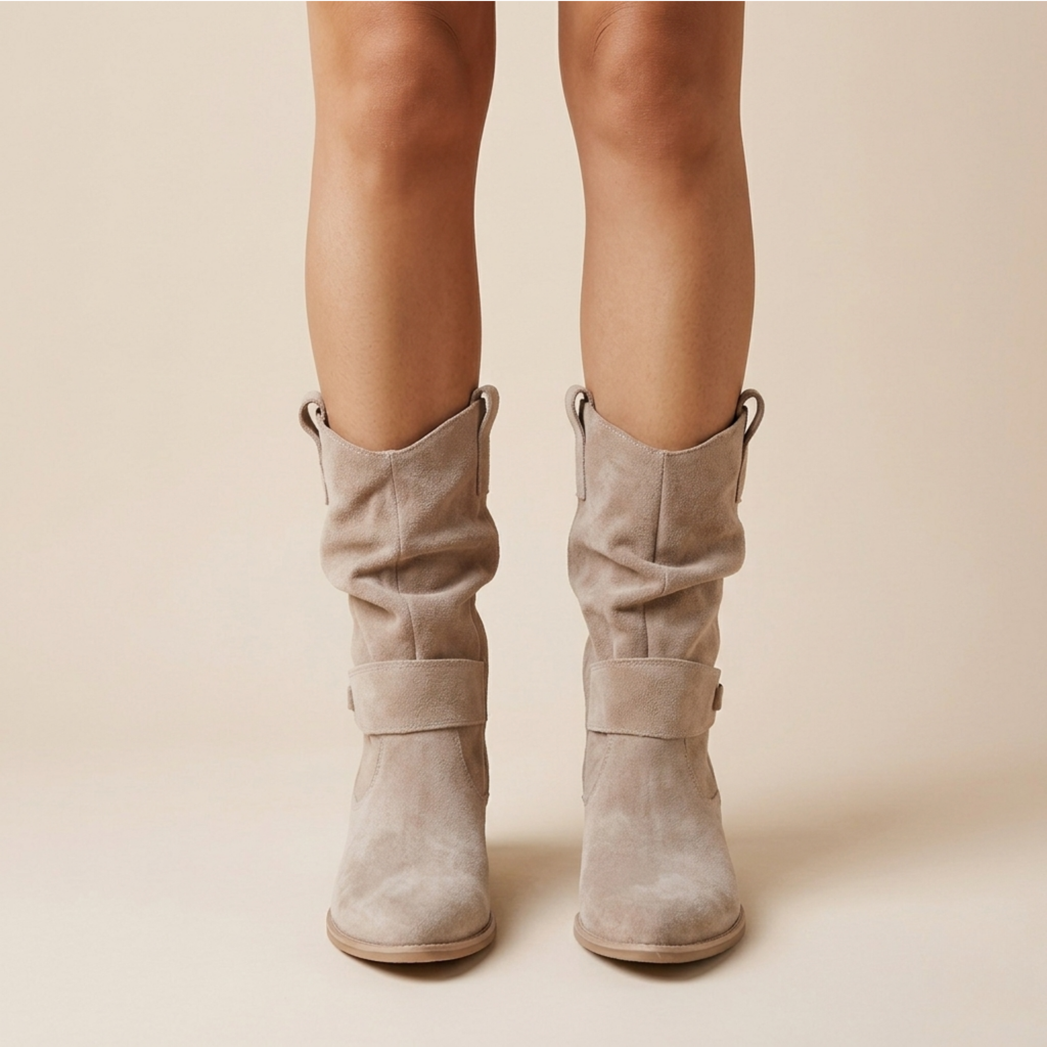 Natalia - Women's Suede Slouch Ankle Boot