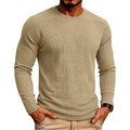 Nathan - Men's Geometric Textured Crew Neck Shirt 1