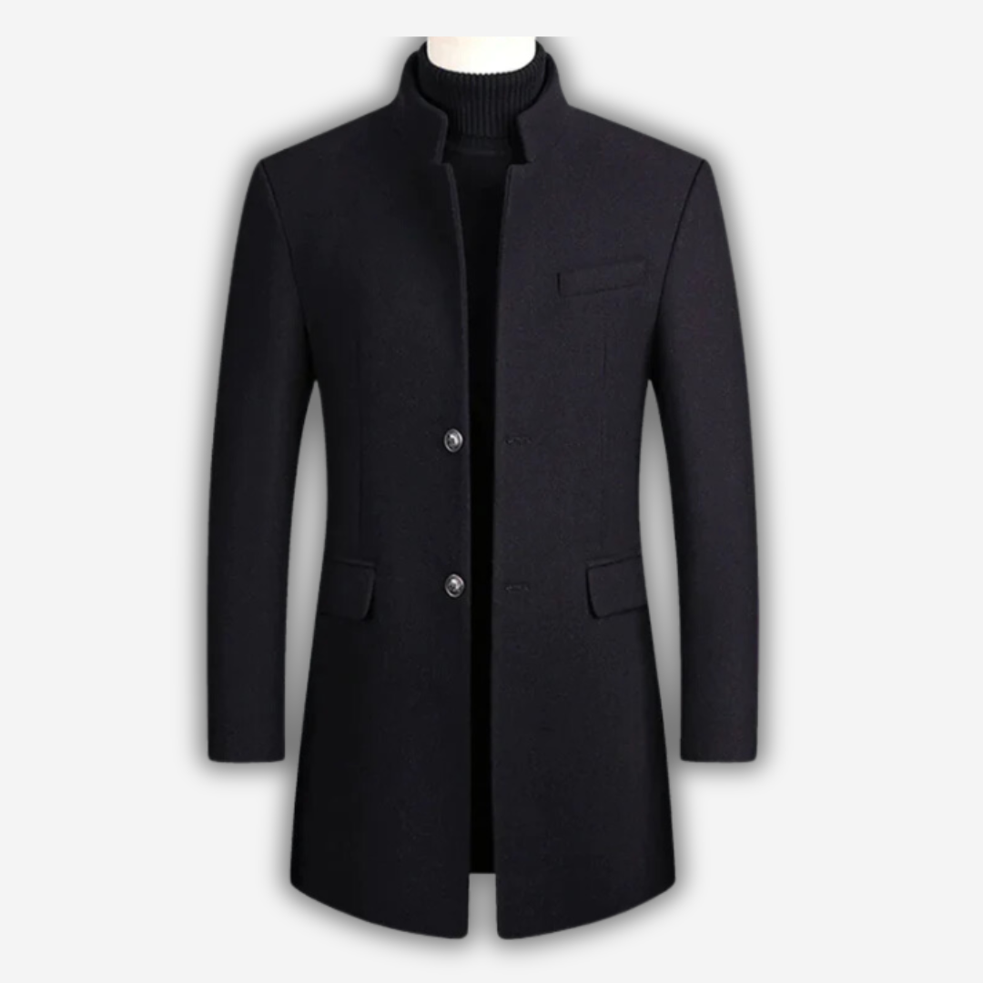Nathaniel - Men's Wool Blend Overcoat