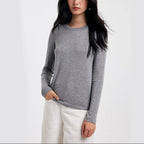 Paige – Women's Classic Crew Neck Long Sleeve Shirt 3