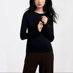 Paige – Women's Classic Crew Neck Long Sleeve Shirt 4