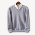 Perceval - Men's V-Neck Cashmere Pullover