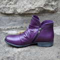 Portia - Women's Ruched Ankle Boots