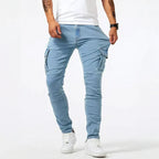 Preston - Men's Cargo Denim Jeans