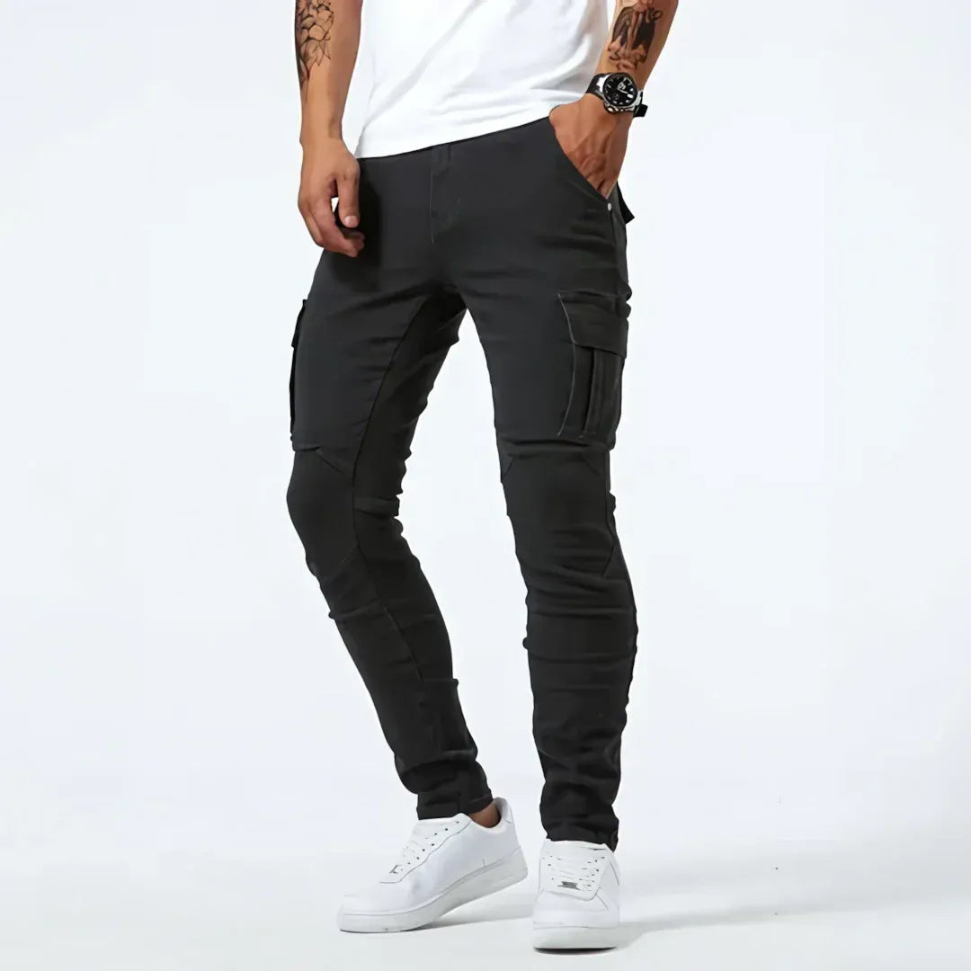 Preston - Men's Cargo Denim Jeans
