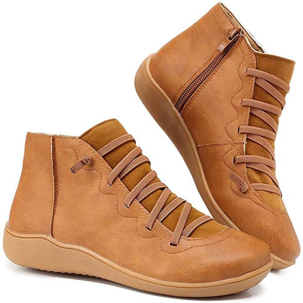 Priya - Women's Lace-Up Vintage Ankle Boot