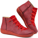 Priya - Women's Lace-Up Vintage Ankle Boot