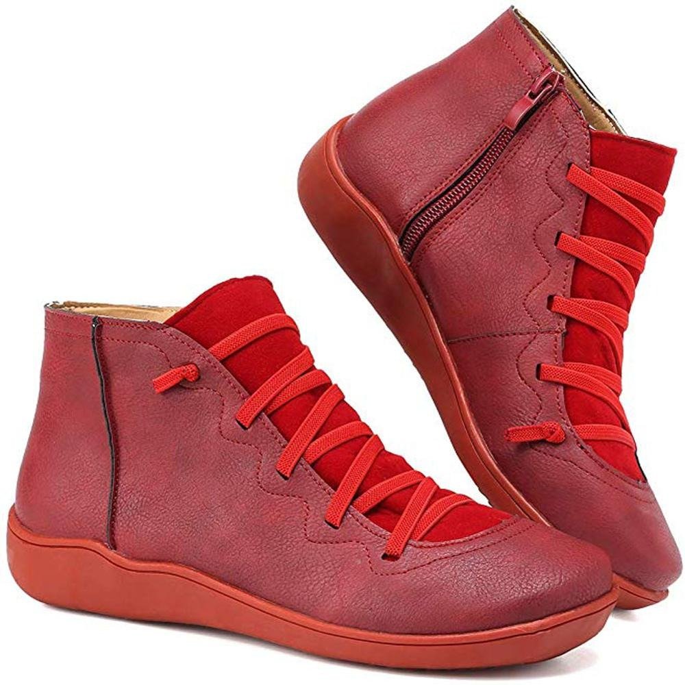 Priya - Women's Lace-Up Vintage Ankle Boot