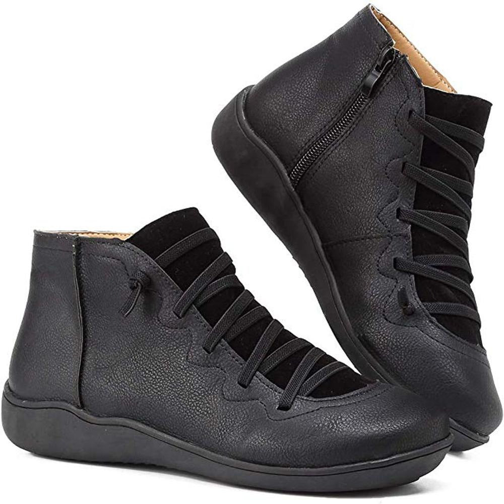 Priya - Women's Lace-Up Vintage Ankle Boot