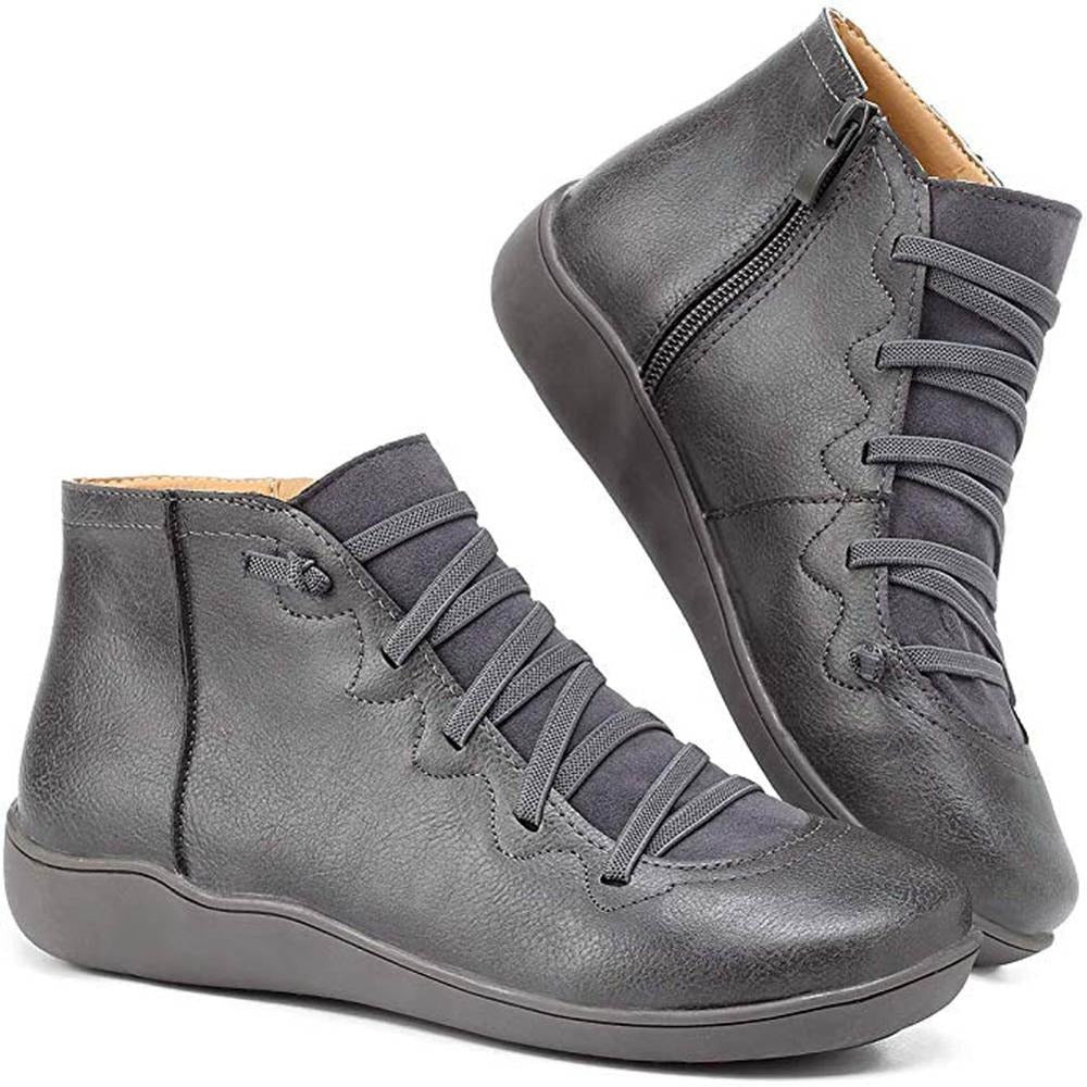 Priya - Women's Lace-Up Vintage Ankle Boot