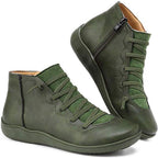 Priya - Women's Lace-Up Vintage Ankle Boot
