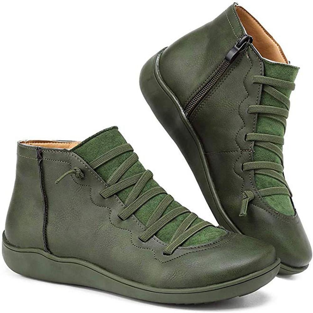 Priya - Women's Lace-Up Vintage Ankle Boot