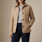 Priya - Women's Quilted Button-Up Jacket