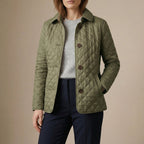 Priya - Women's Quilted Button-Up Jacket