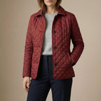 Priya - Women's Quilted Button-Up Jacket