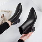 Quinley - Women's Leather Ankle Boots
