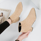 Quinley - Women's Leather Ankle Boots