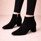 Quinley - Women's Leather Ankle Boots