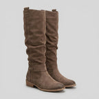 Rosalie - Women's Knee-High Suede Boots
