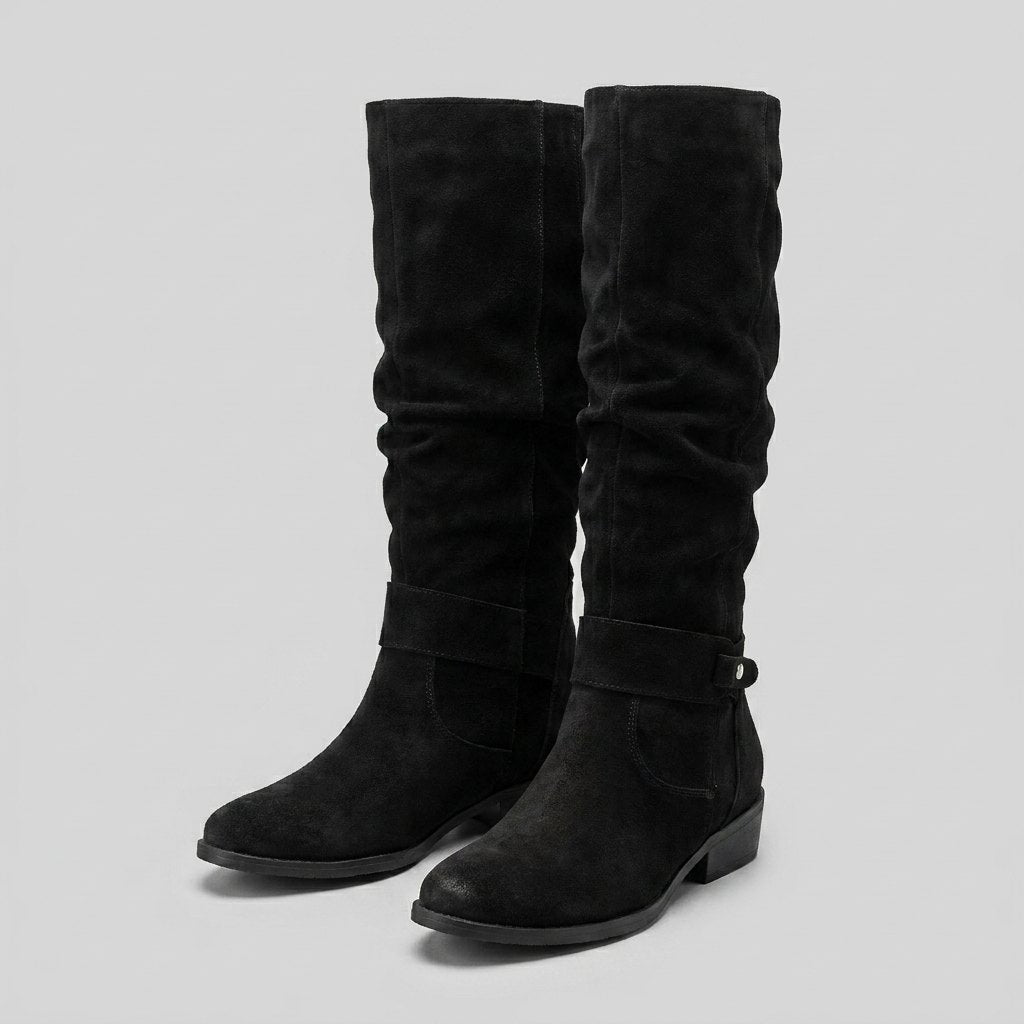 Rosalie - Women's Knee-High Suede Boots