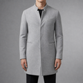 Sebastian - Men's Slim-Fit Stand Collar Coat