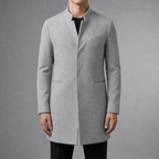 Sebastian - Men's Slim-Fit Stand Collar Coat