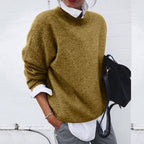 Sienna - Women's Crewneck Knit Sweater