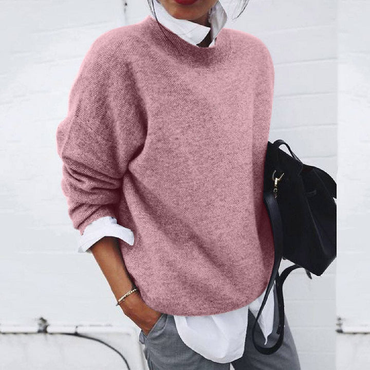 Sienna - Women's Crewneck Knit Sweater