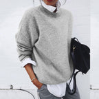 Sienna - Women's Crewneck Knit Sweater