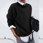 Sienna - Women's Crewneck Knit Sweater
