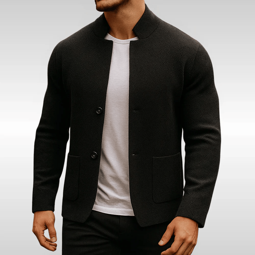 Silas - Men's Knit Textured Blazer
