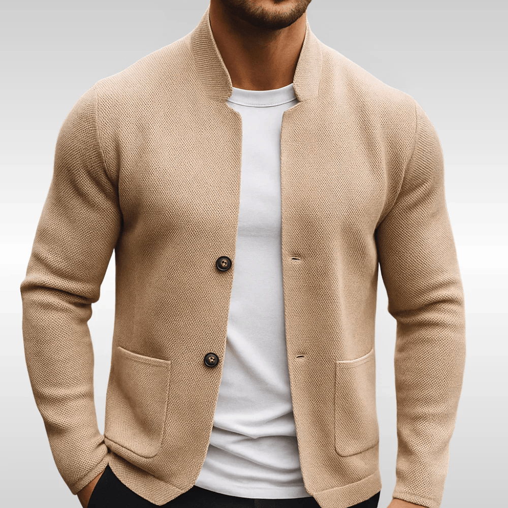 Silas - Men's Knit Textured Blazer