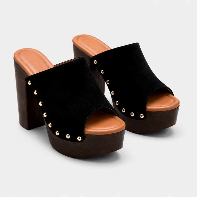 Sophie - Women's Studded Platform Heeled Sandals