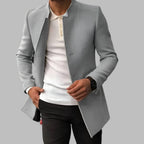 Stefano - Men's Long Tailored Blazer Coat