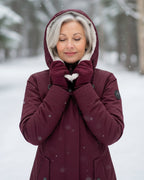Sylvia - Women's Sherpa-Lined Parka with Faux-Fur Collar
