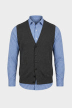 Thaddeus - Men's V-Neck Knit Vest