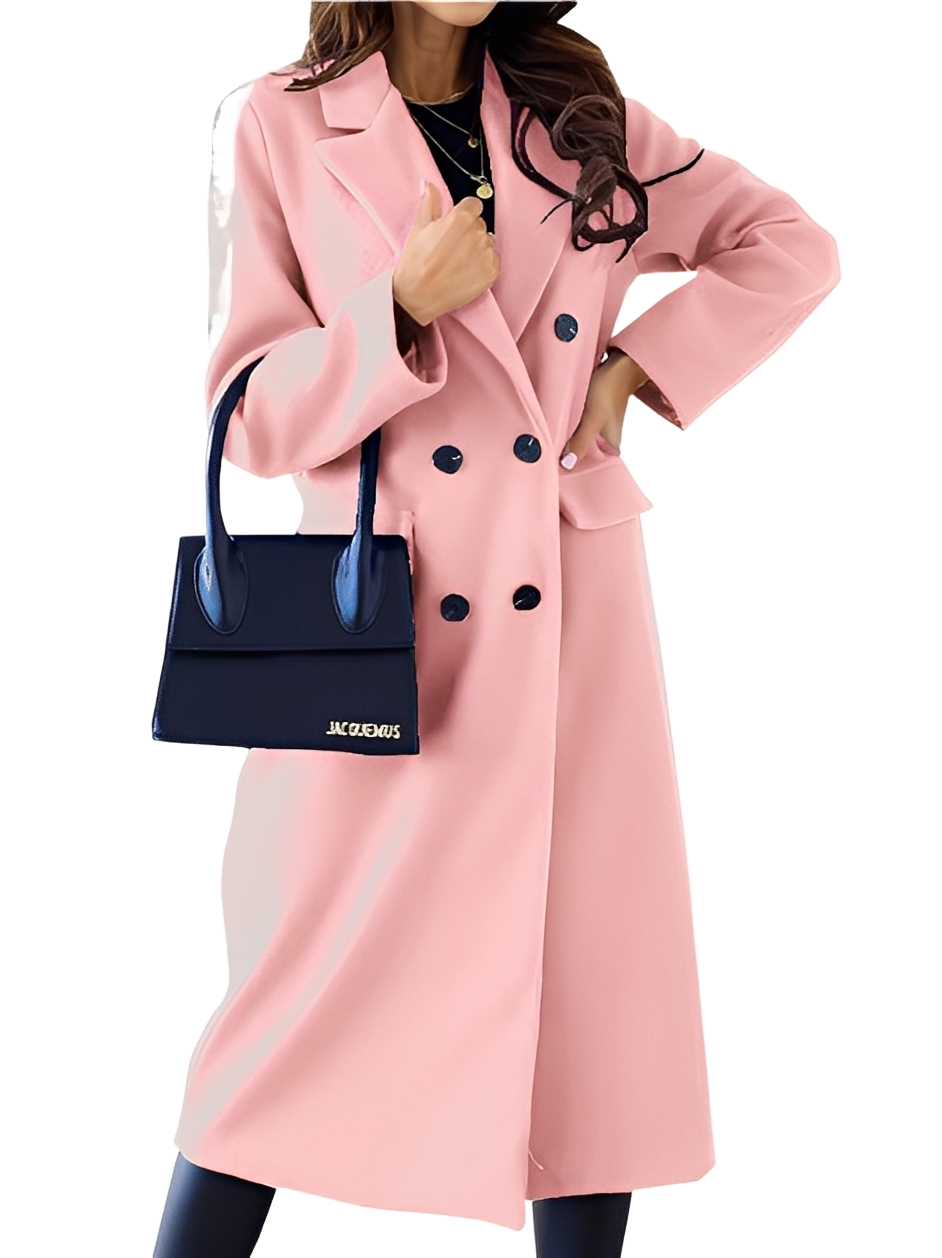 Theodora - Women's Double-Breasted Wool Coat