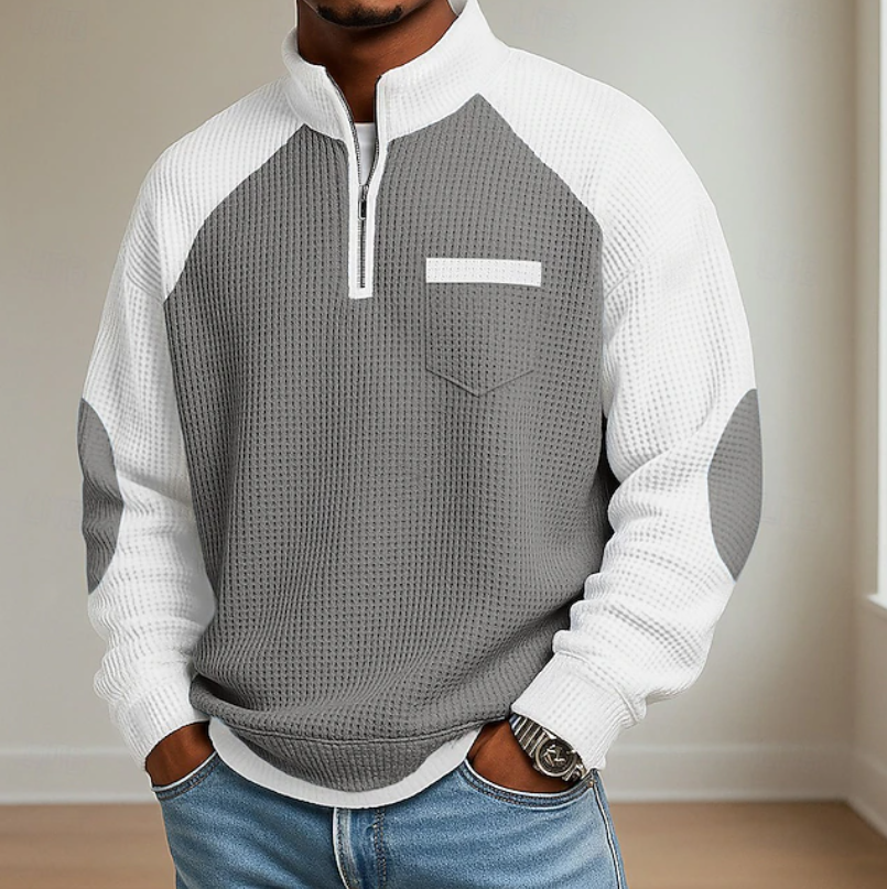 Titus - Men's Colorblock Half-Zip Pullover