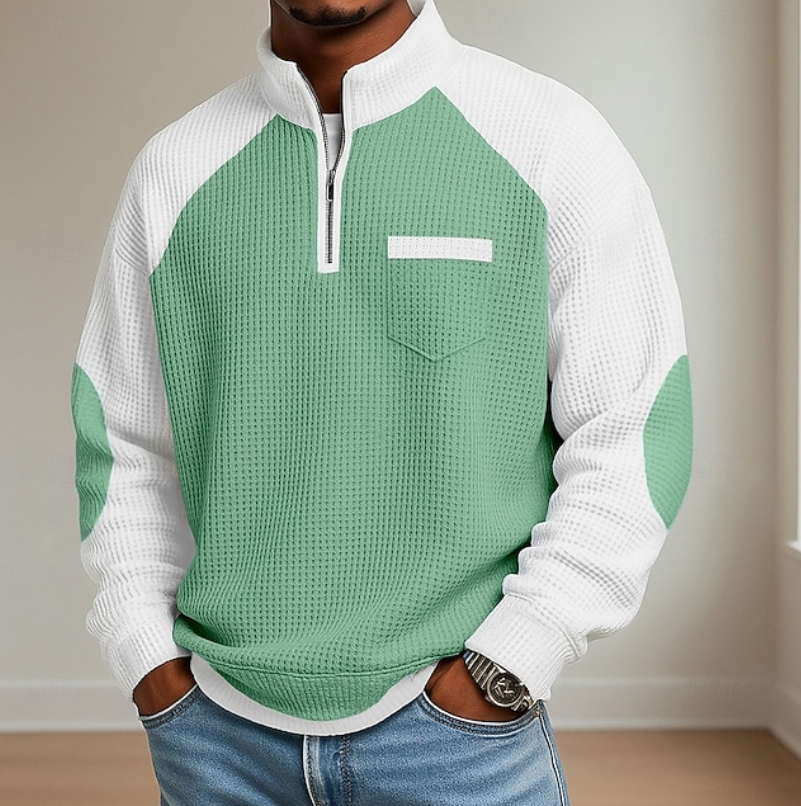 Titus - Men's Colorblock Half-Zip Pullover