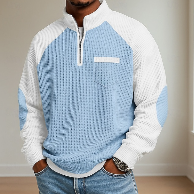 Titus - Men's Colorblock Half-Zip Pullover