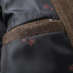Tobias - Men's Stand Collar Wool Blend Overcoat