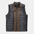 Tobias - Men's Stand Collar Wool Blend Overcoat
